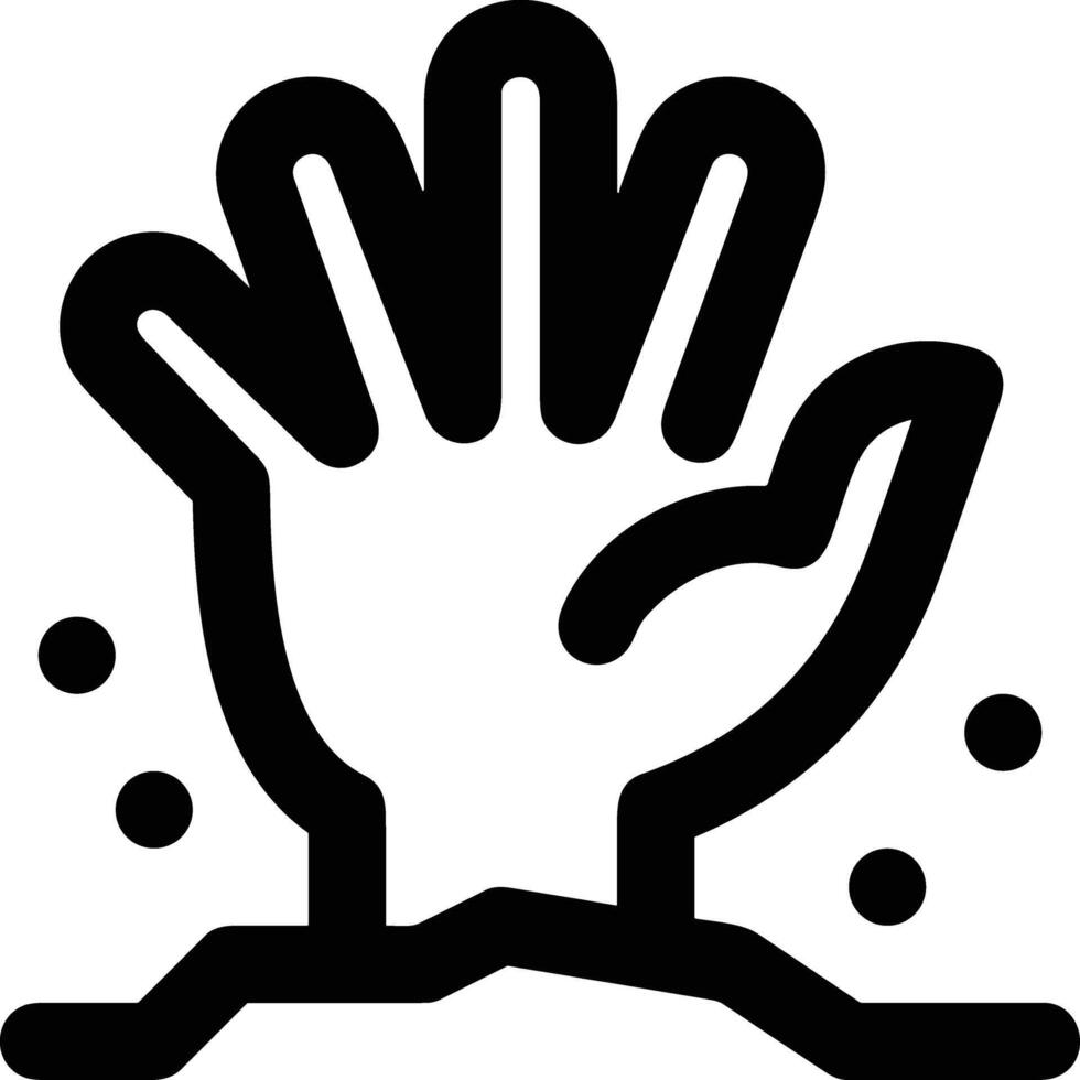 Hand icon symbol image illustration vector