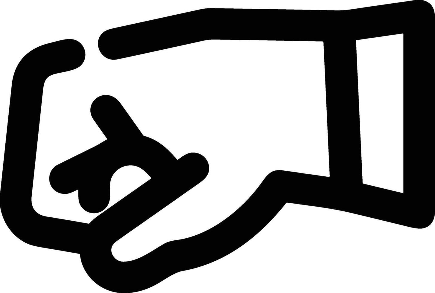 Hand icon symbol image illustration vector