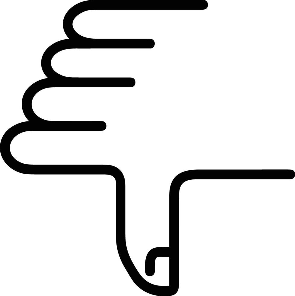 Hand icon symbol image illustration vector