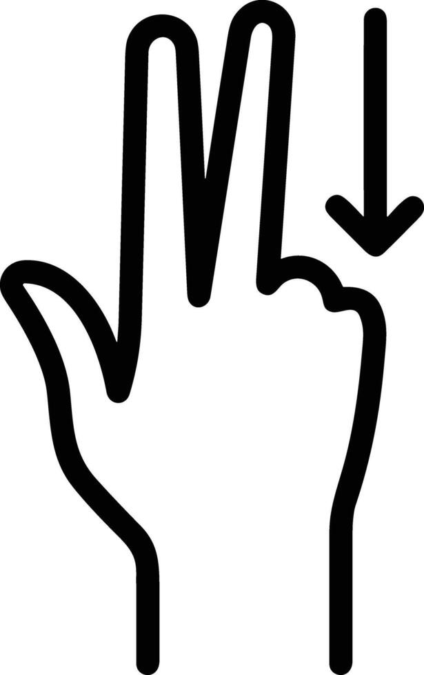 Hand icon symbol image illustration vector