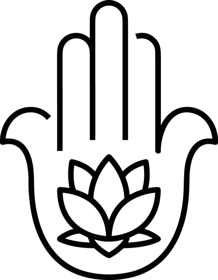 Hand icon symbol image illustration vector