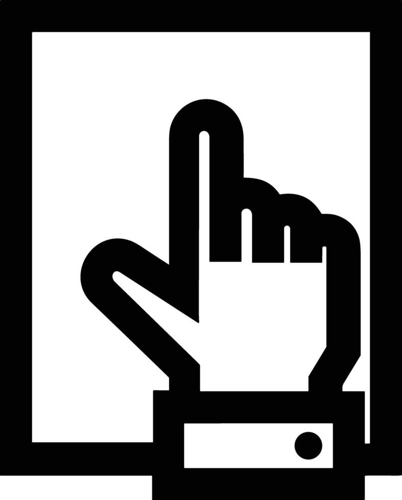 Hand icon symbol image illustration vector