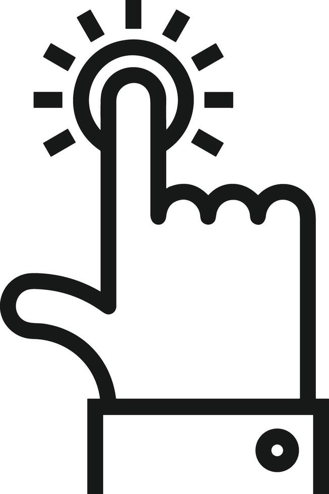 Hand icon symbol image illustration vector