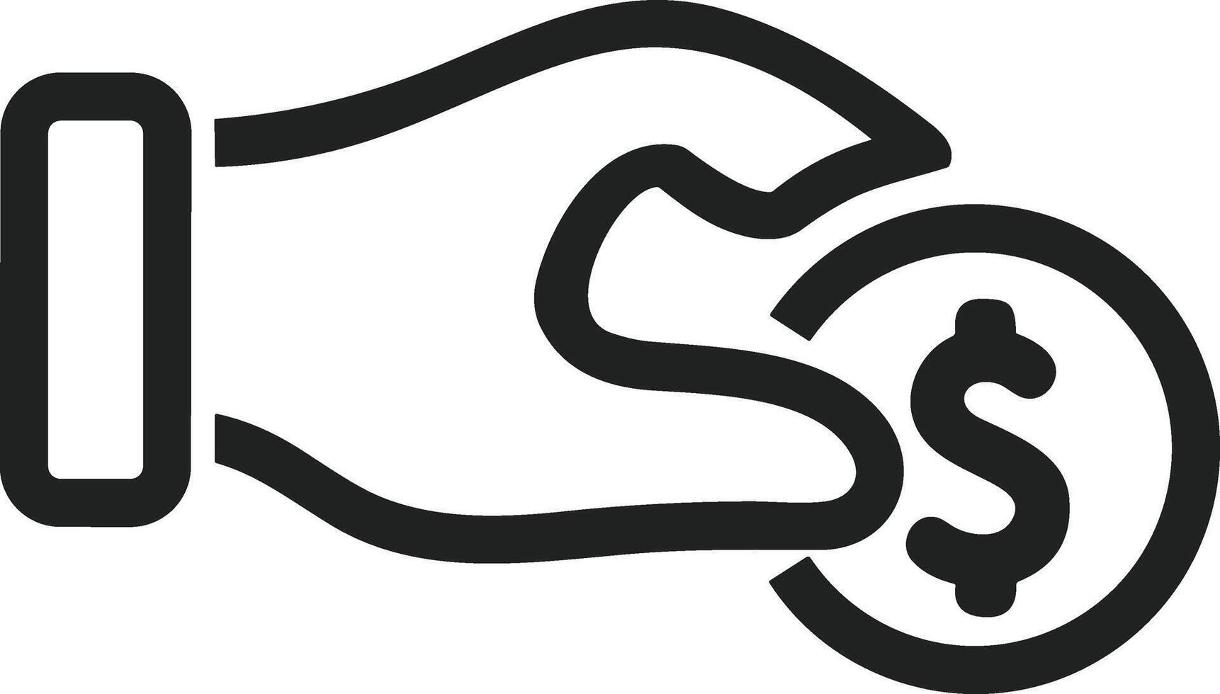 Hand icon symbol image illustration vector