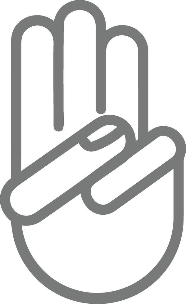 Hand icon symbol image illustration vector