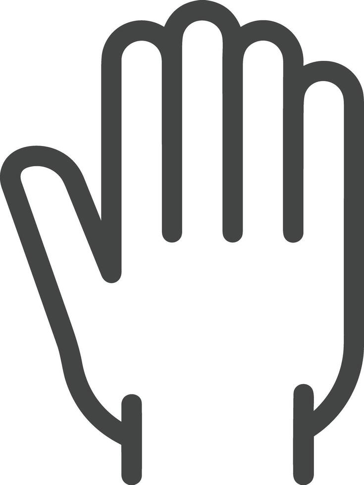 Hand icon symbol image illustration vector
