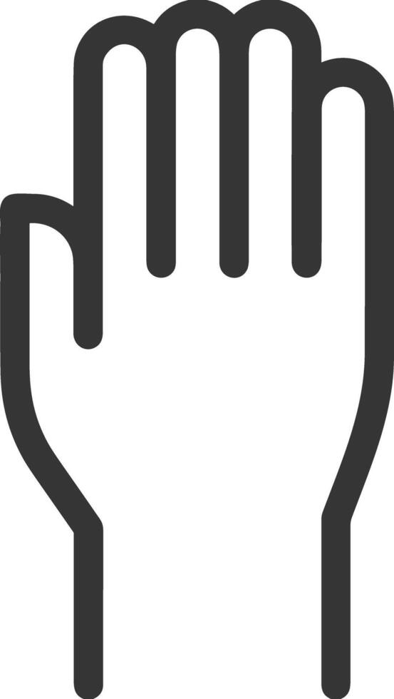 Hand icon symbol image illustration vector