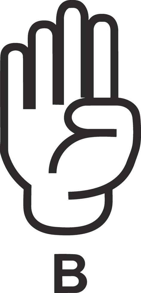 Hand icon symbol image illustration vector
