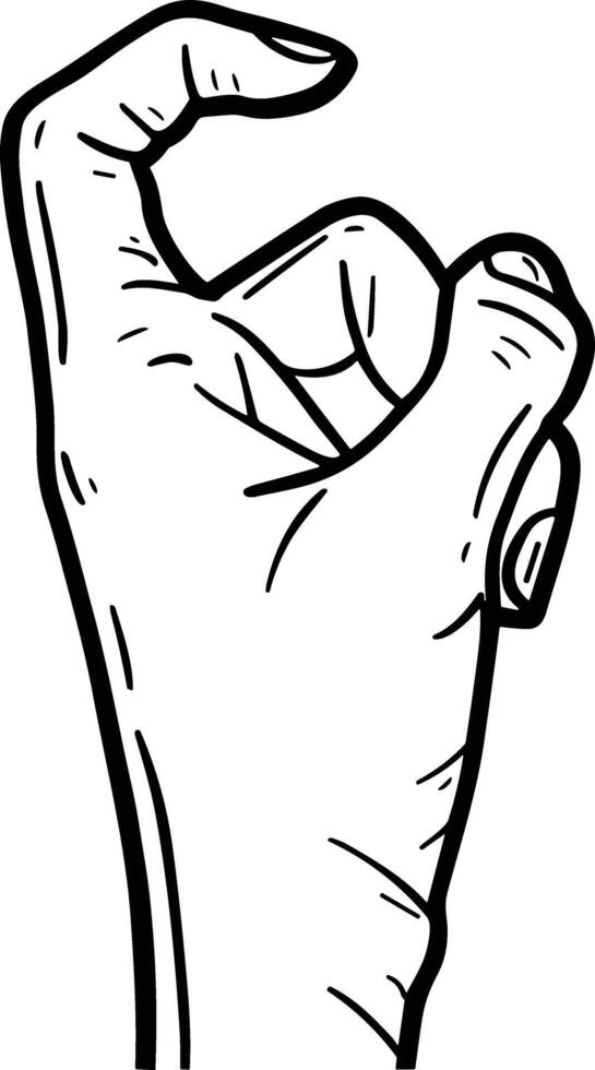 Hand icon symbol image illustration vector