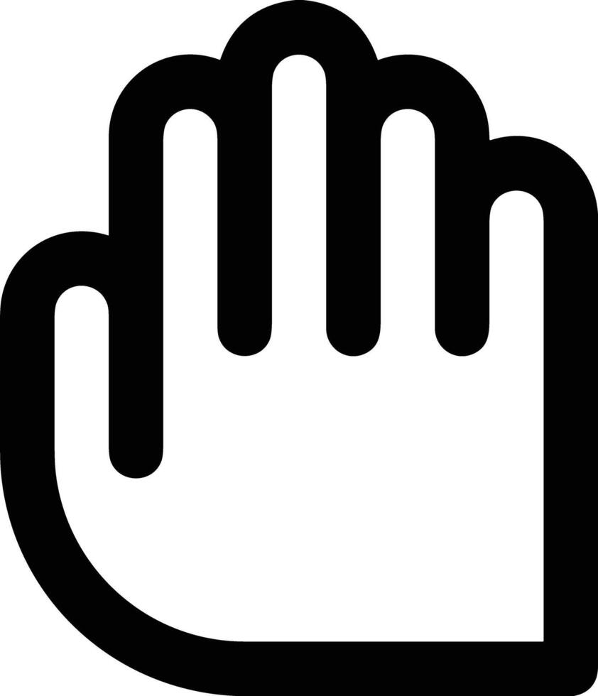 Hand icon symbol image illustration vector