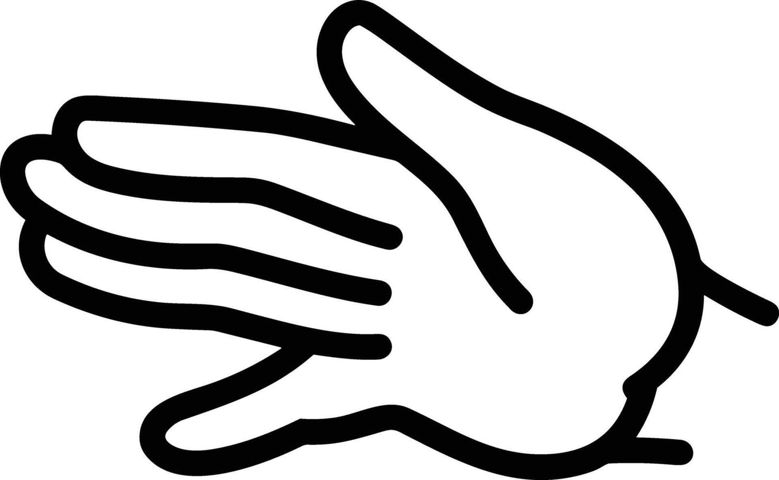 Hand icon symbol image illustration vector