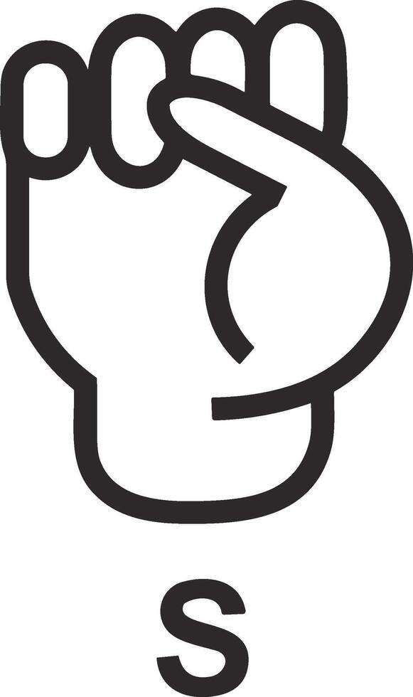 Hand icon symbol image illustration vector
