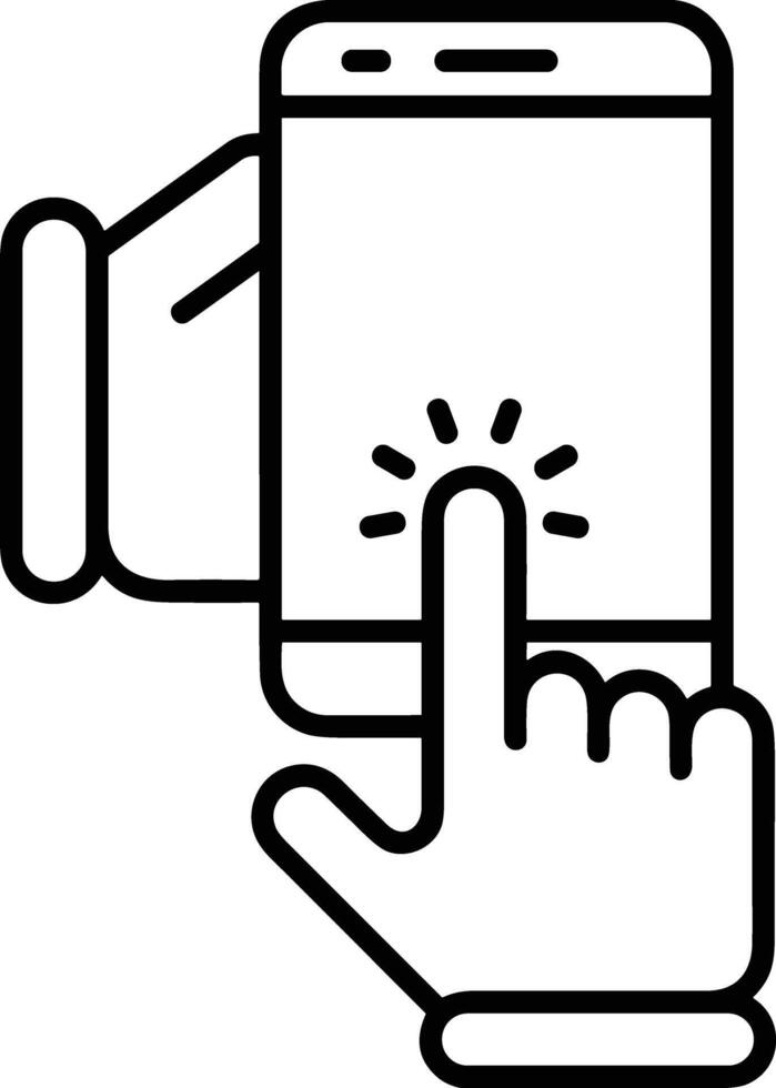 Hand icon symbol image illustration vector