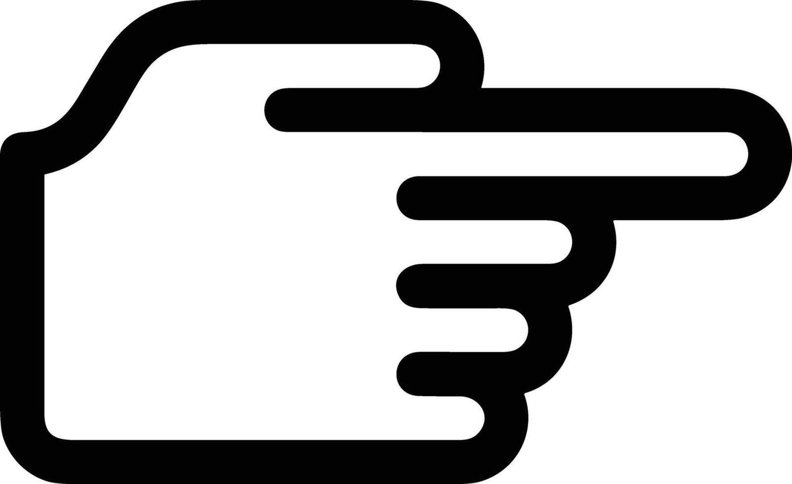 Hand icon symbol image illustration vector