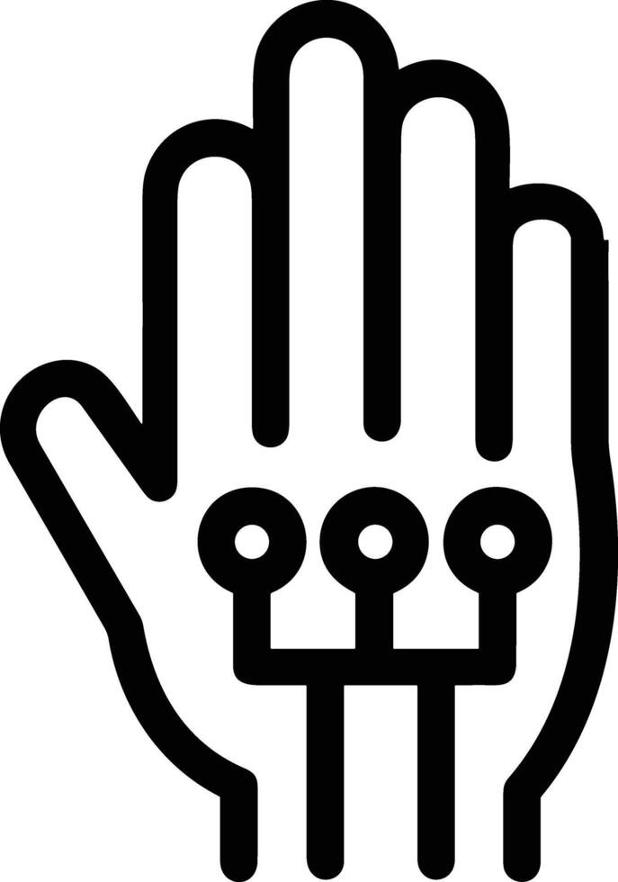 Hand icon symbol image illustration vector