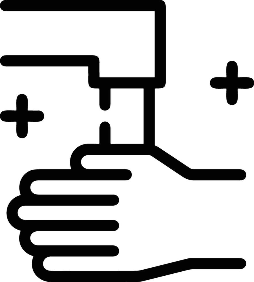 Hand icon symbol image illustration vector