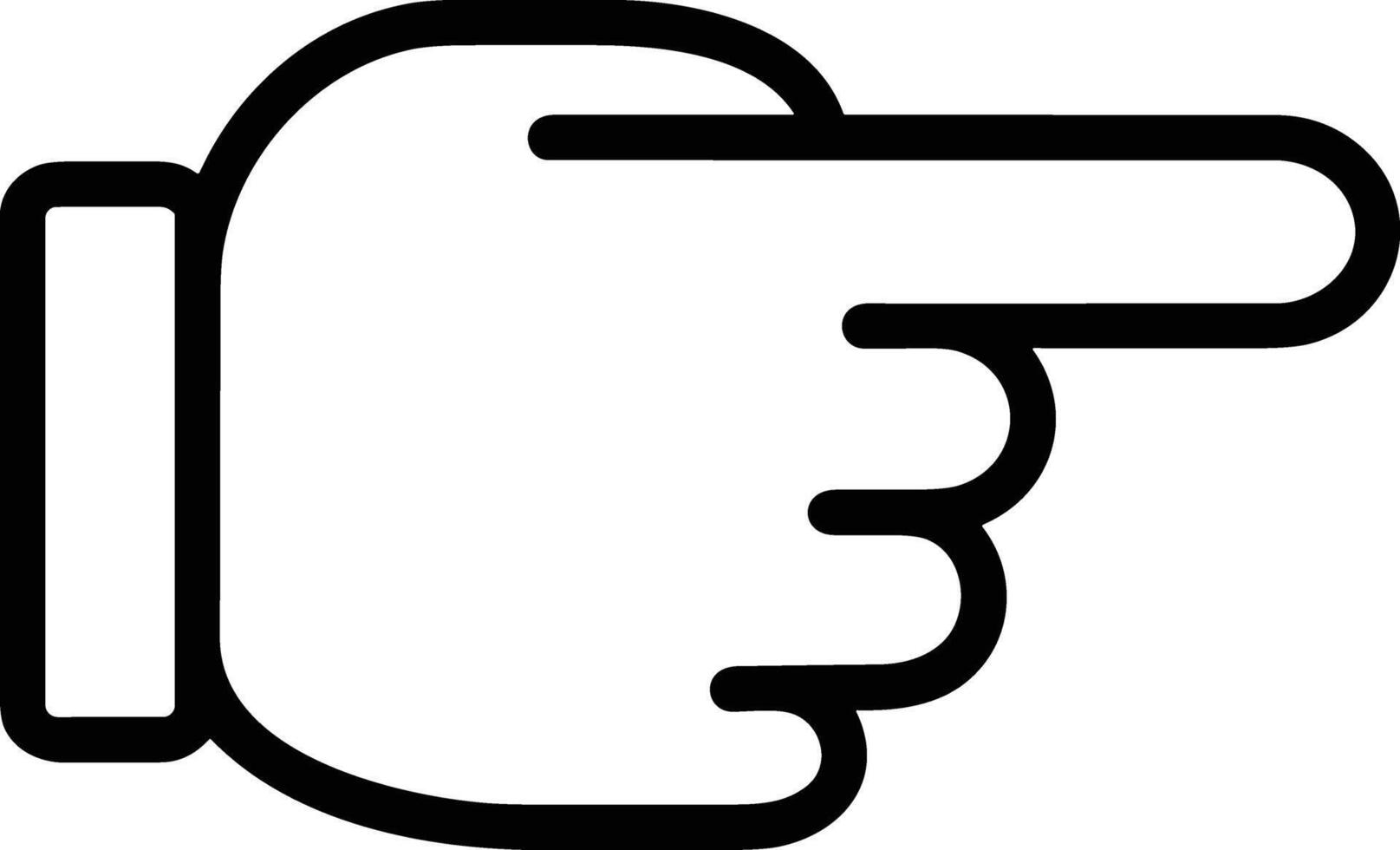 Hand icon symbol image illustration vector