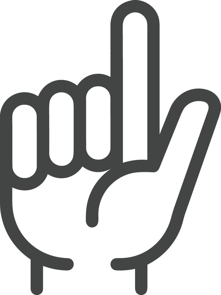 Hand icon symbol image illustration vector
