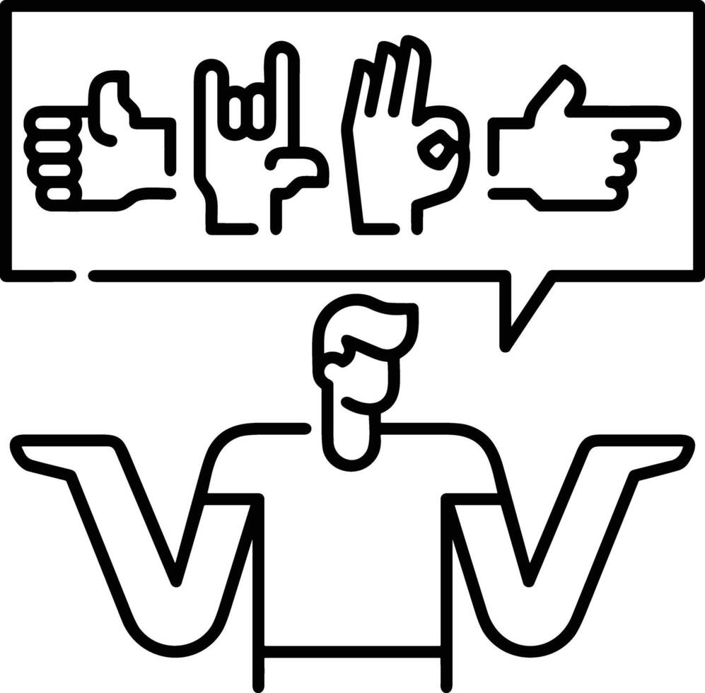 Hand icon symbol image illustration vector
