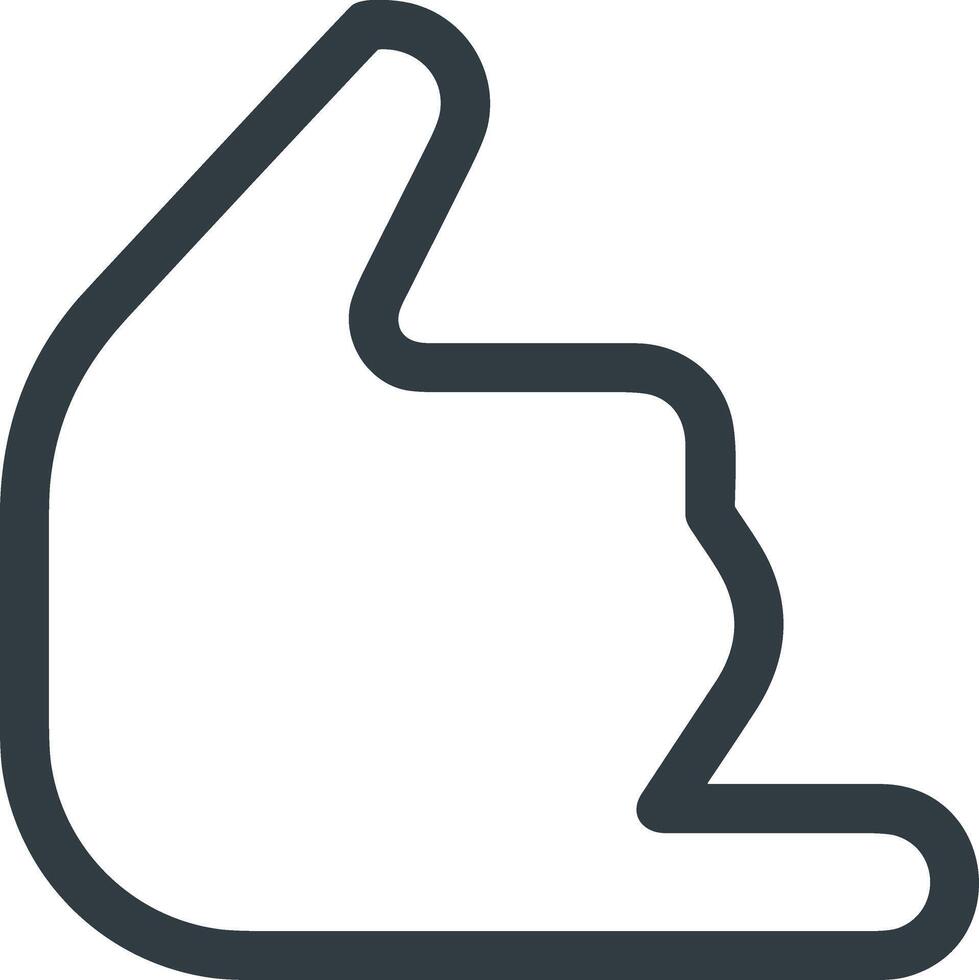 Hand icon symbol image illustration vector