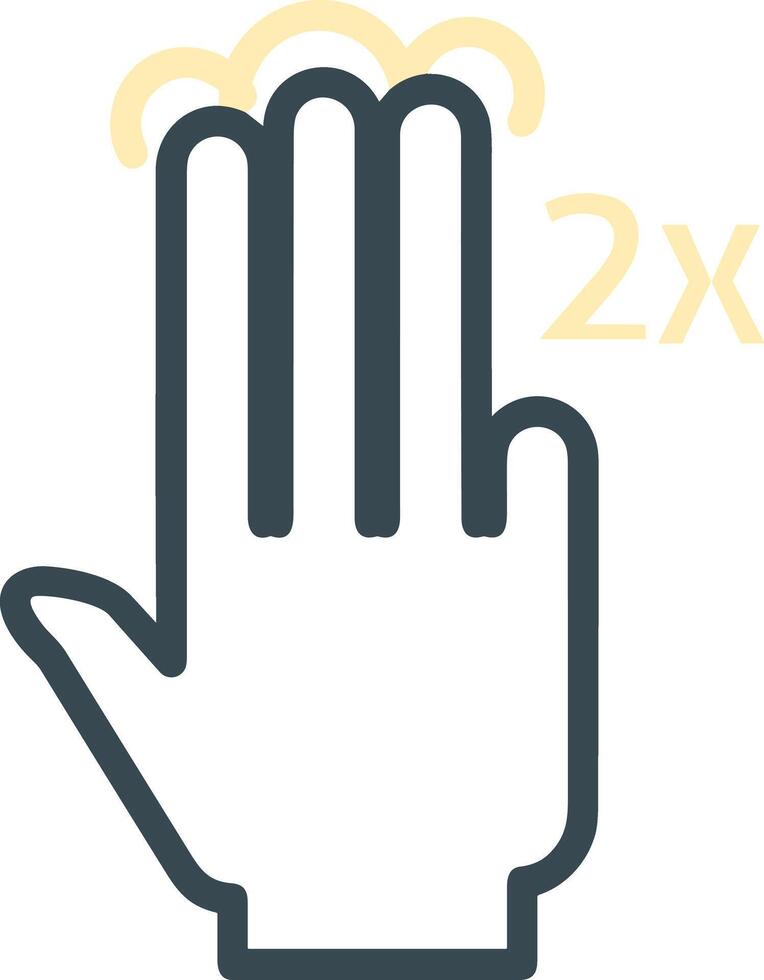 Hand icon symbol image illustration vector