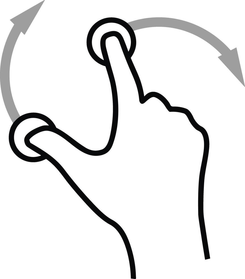 Hand icon symbol image illustration vector