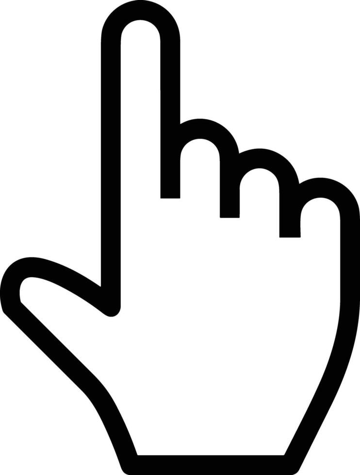 Hand icon symbol image illustration vector