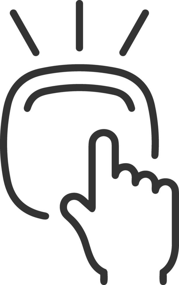 Hand icon symbol image illustration vector