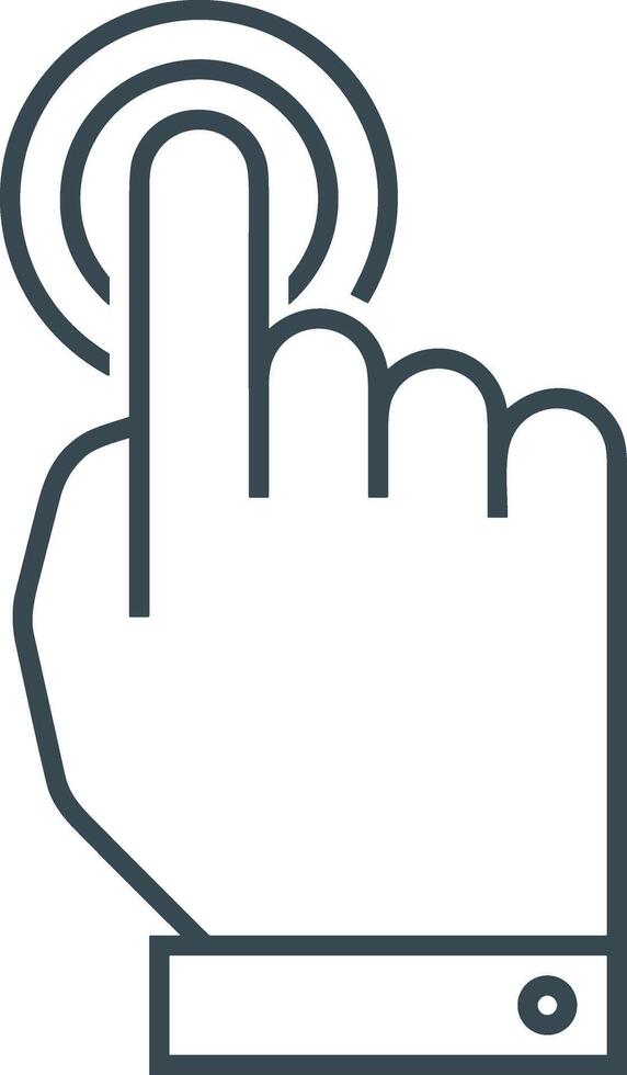 Hand icon symbol image illustration vector