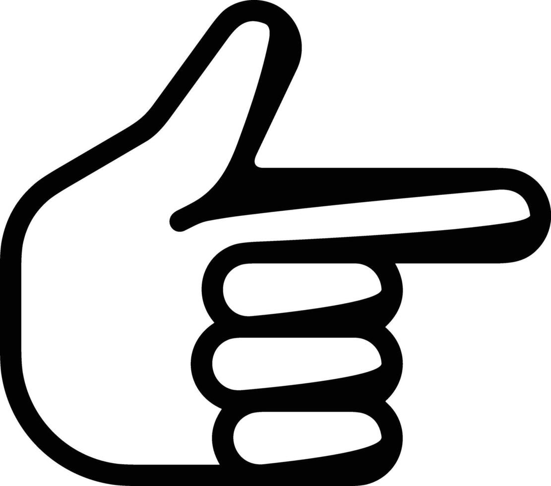 Hand icon symbol image illustration vector