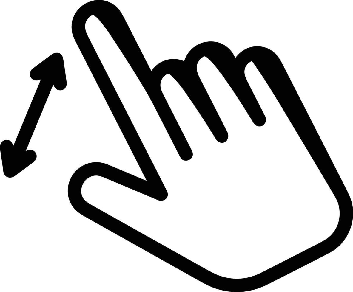 Hand icon symbol image illustration vector