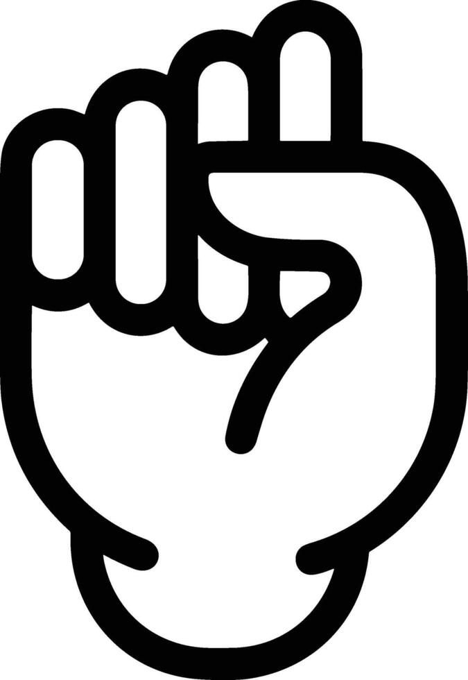 Hand icon symbol image illustration vector