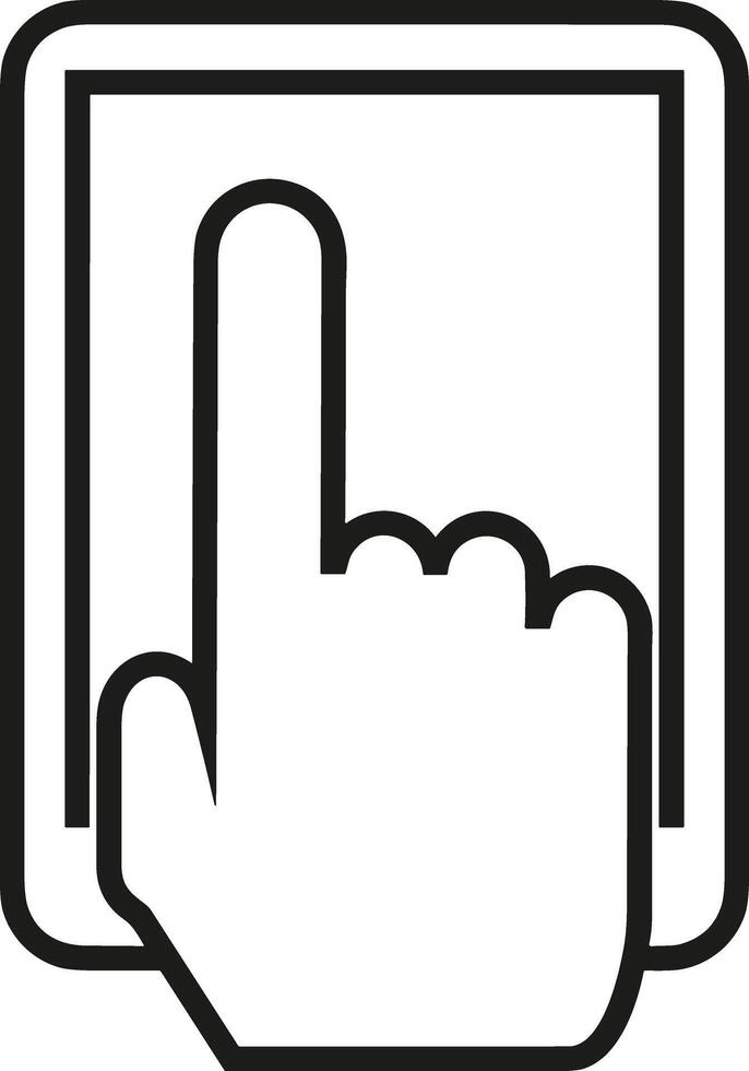 Hand icon symbol image illustration vector