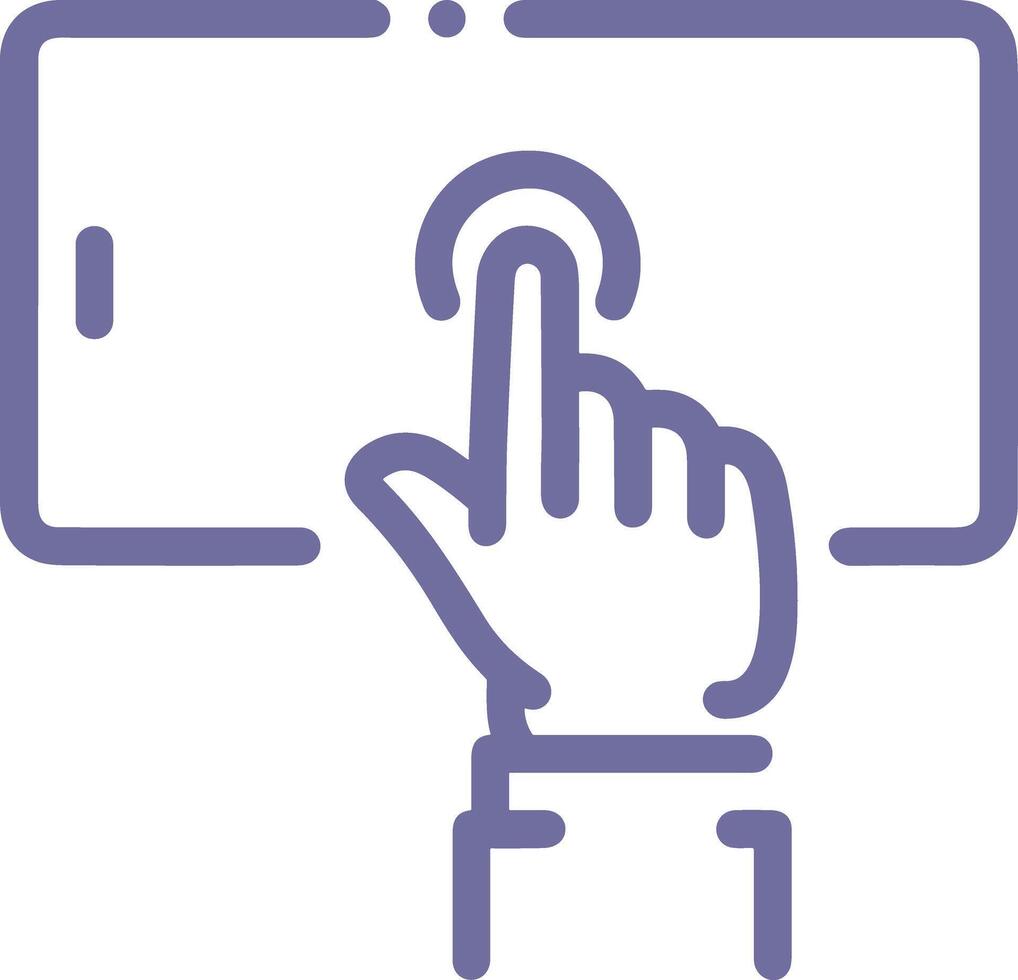 Hand icon symbol image illustration vector