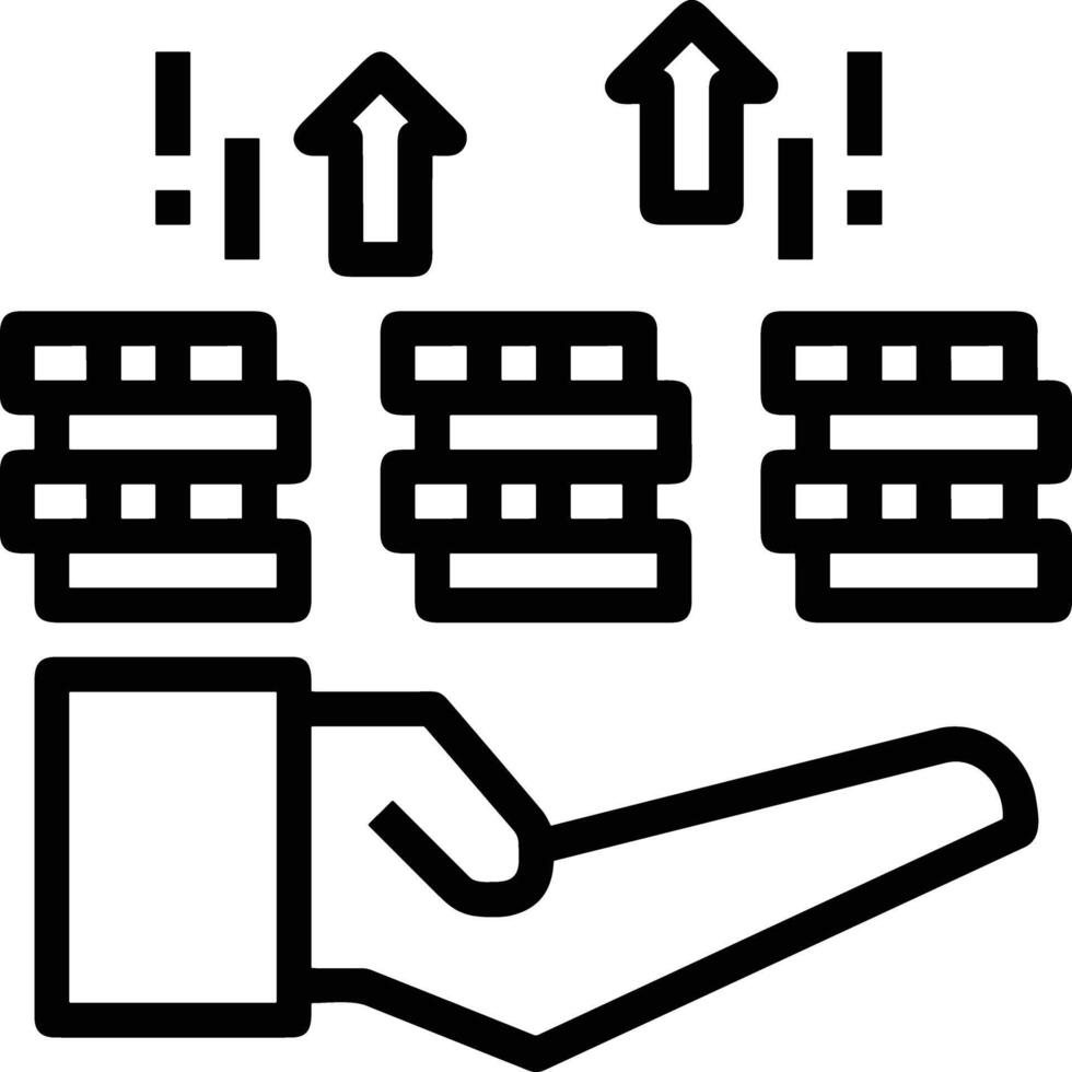 Hand icon symbol image illustration vector
