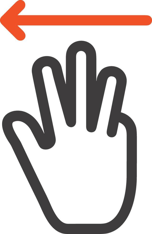Hand icon symbol image illustration vector