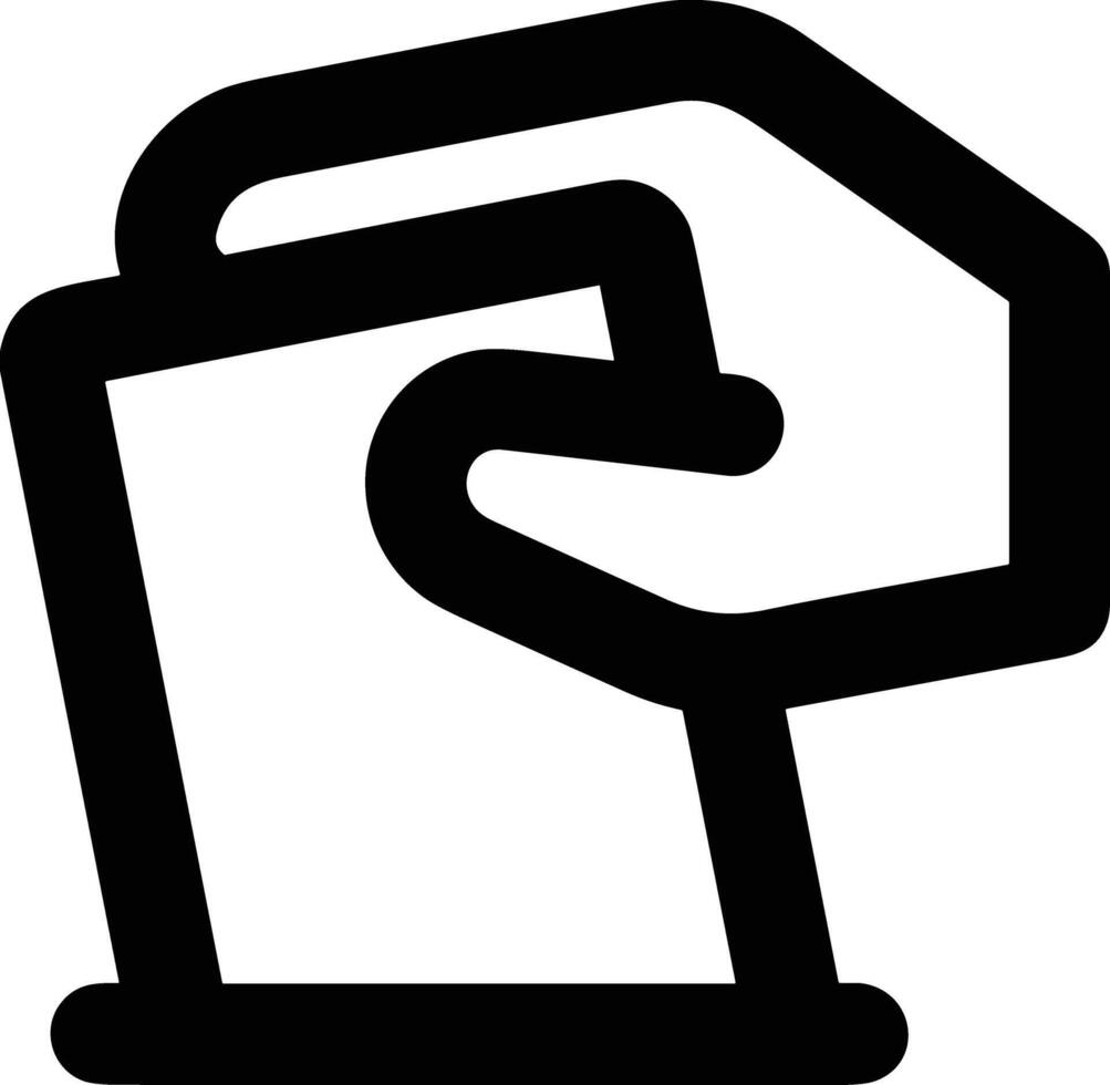 Hand icon symbol image illustration vector