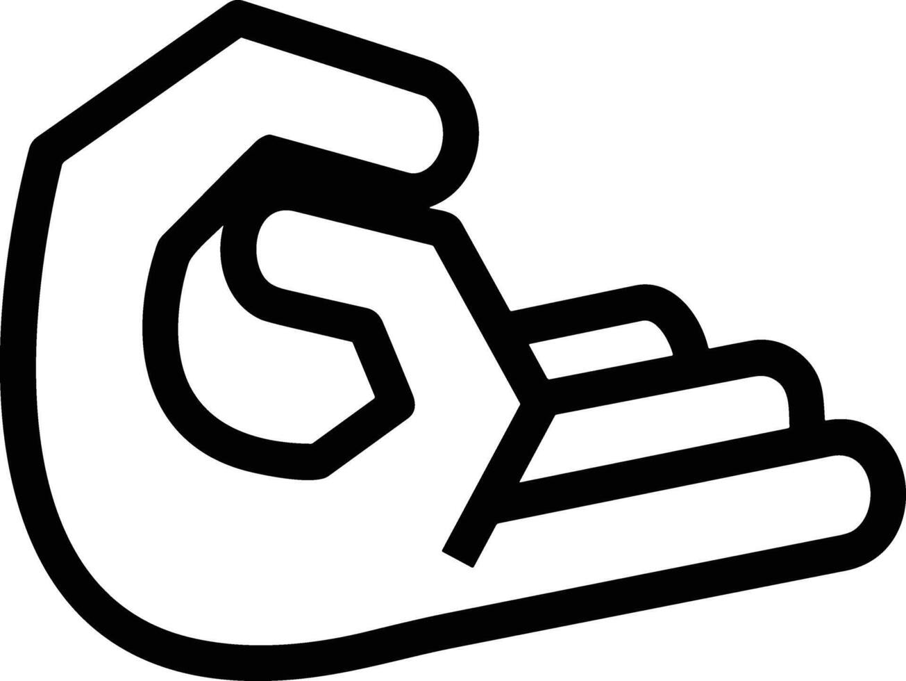 Hand icon symbol image illustration vector