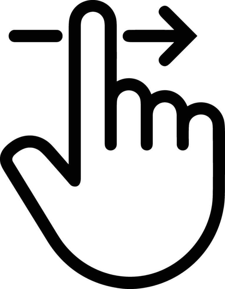 Hand icon symbol image illustration vector