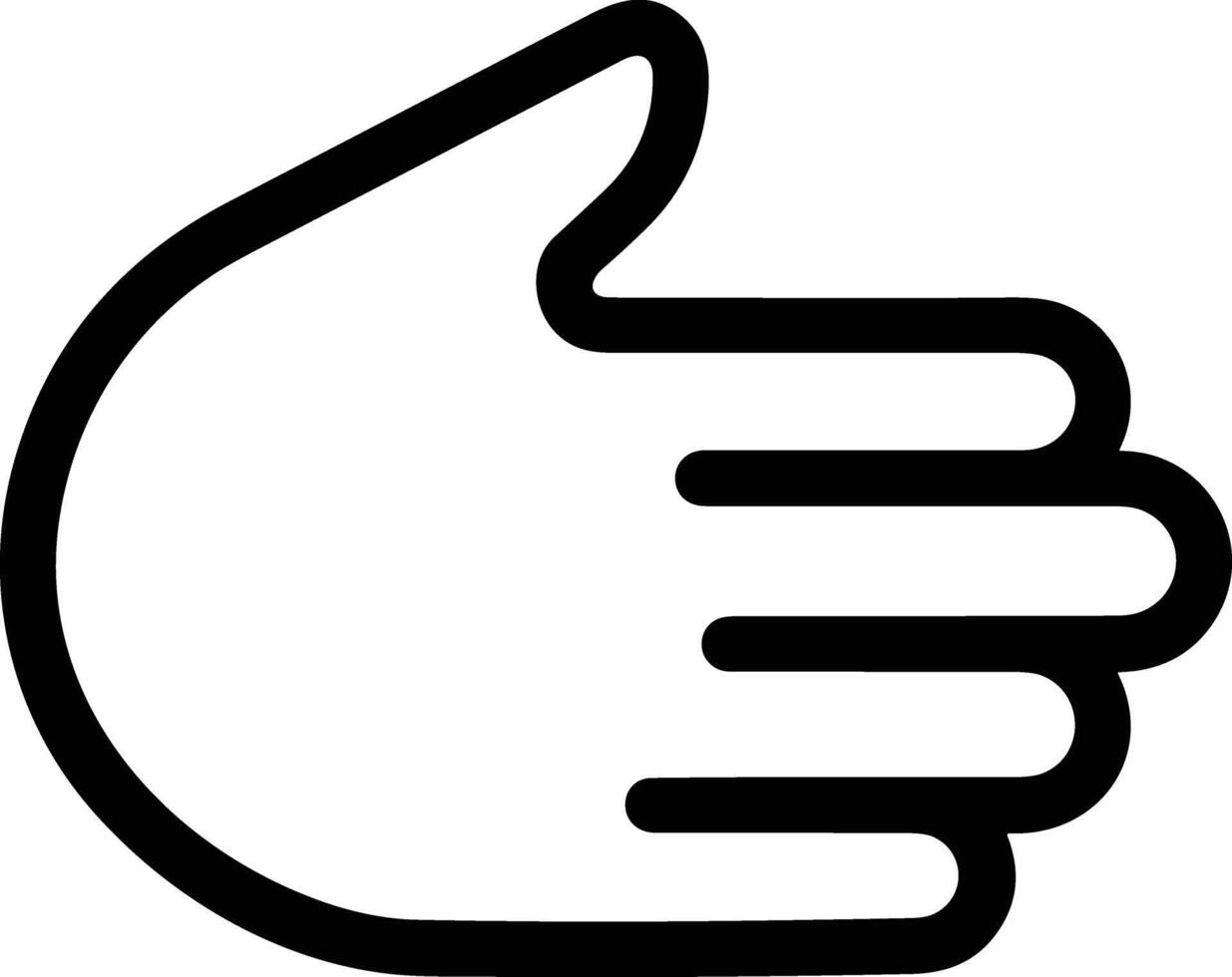 Hand icon symbol image illustration vector