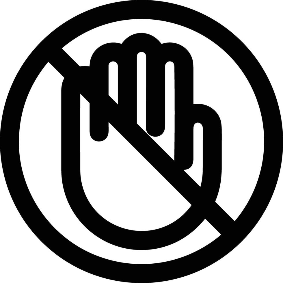 Hand icon symbol image illustration vector