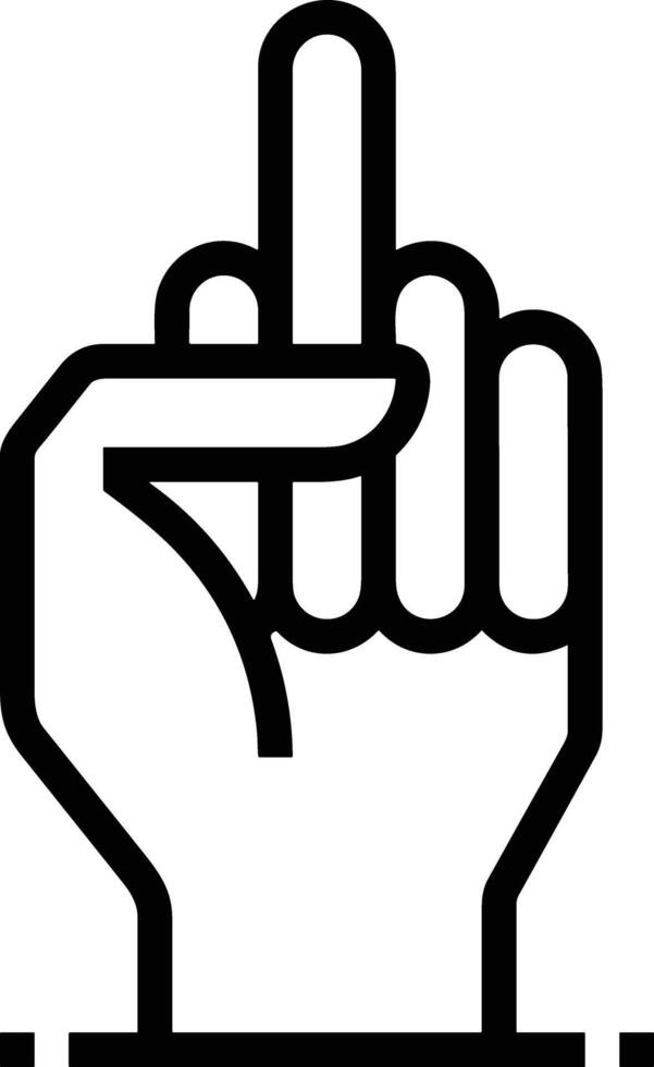 Hand icon symbol image illustration vector