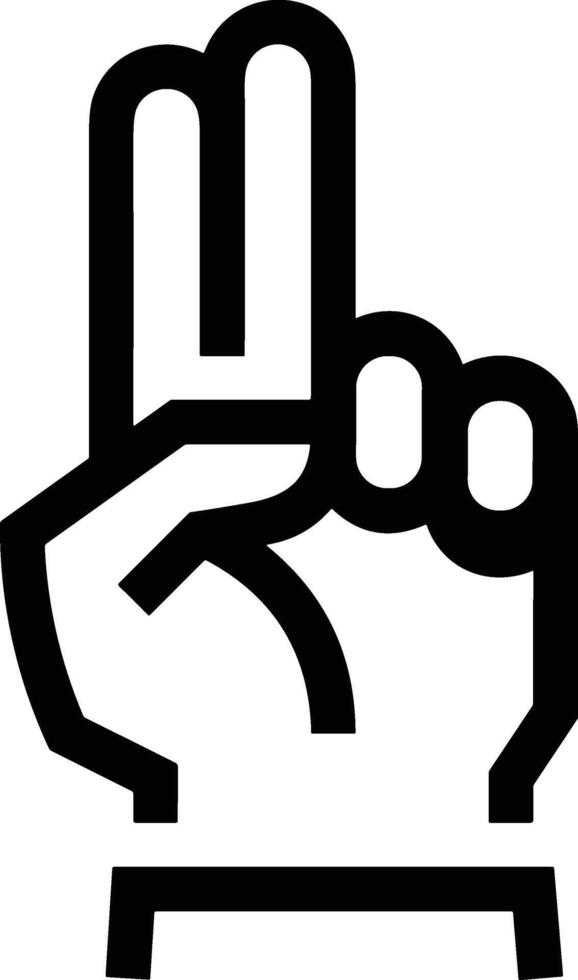 Hand icon symbol image illustration vector