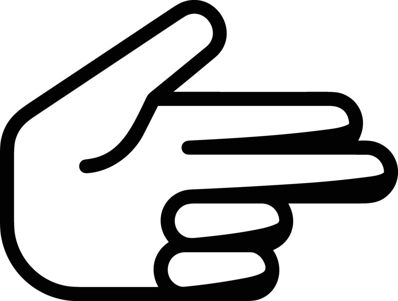 Hand icon symbol image illustration vector