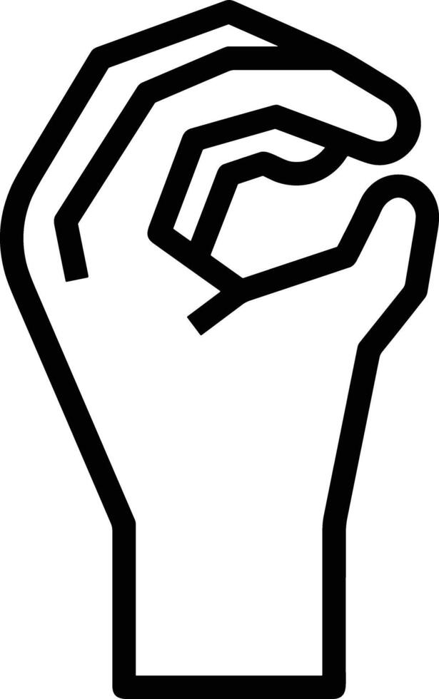 Hand icon symbol image illustration vector