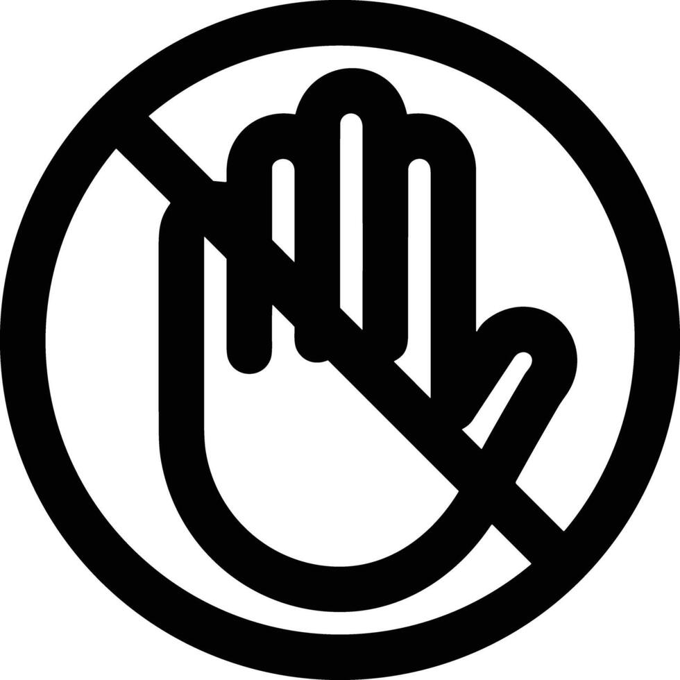Hand icon symbol image illustration vector