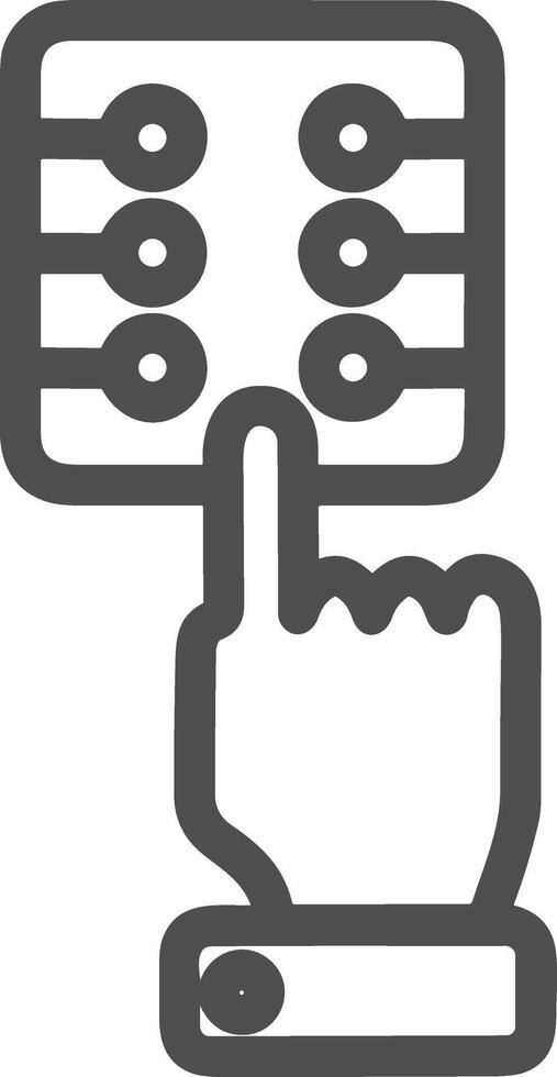 Hand icon symbol image illustration vector