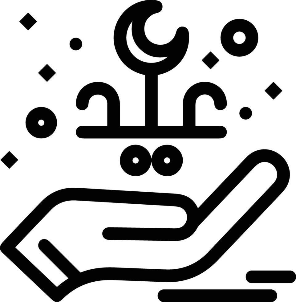 Hand icon symbol image illustration vector