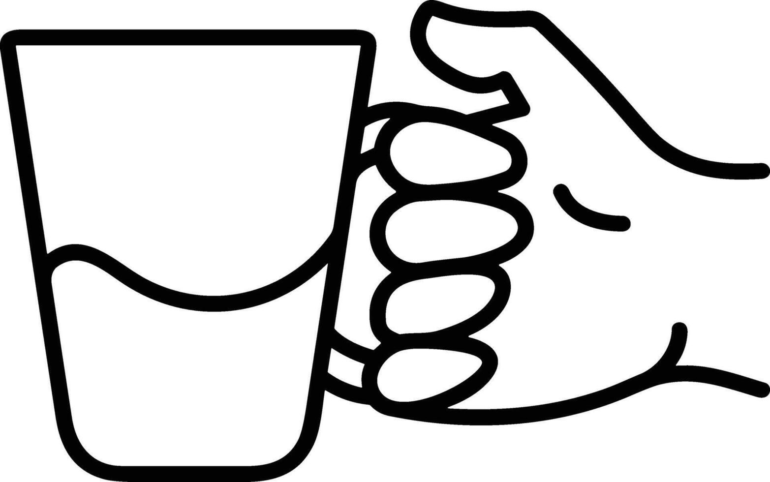 Hand icon symbol image illustration vector