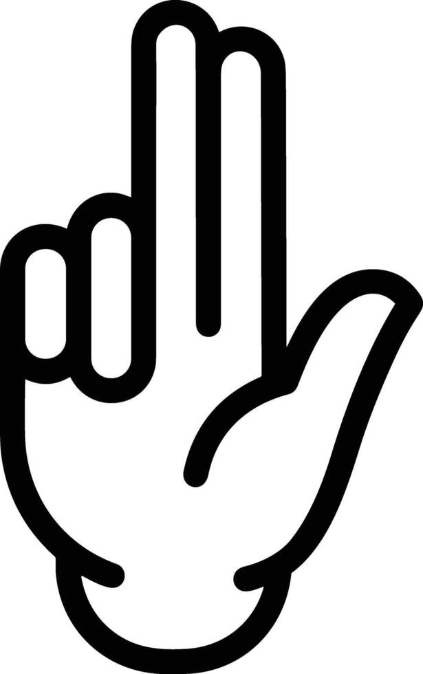 Hand icon symbol image illustration vector